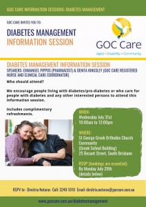 Diabetes Management Information Session